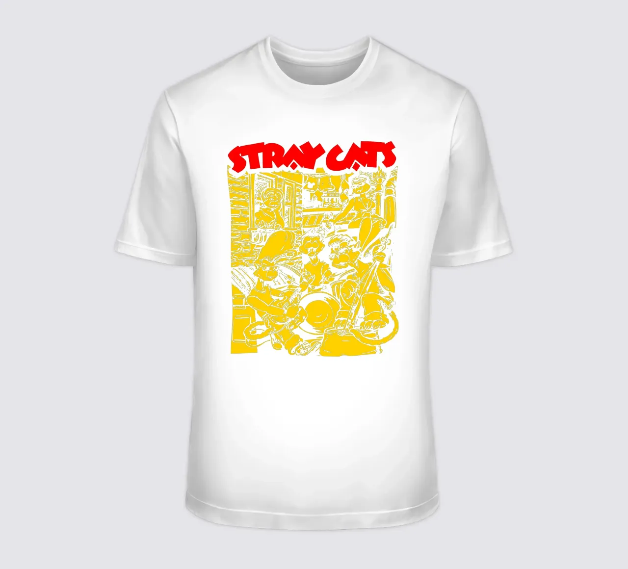 Brian Setzer Gatti randagi t-shirt da igoshartwrks