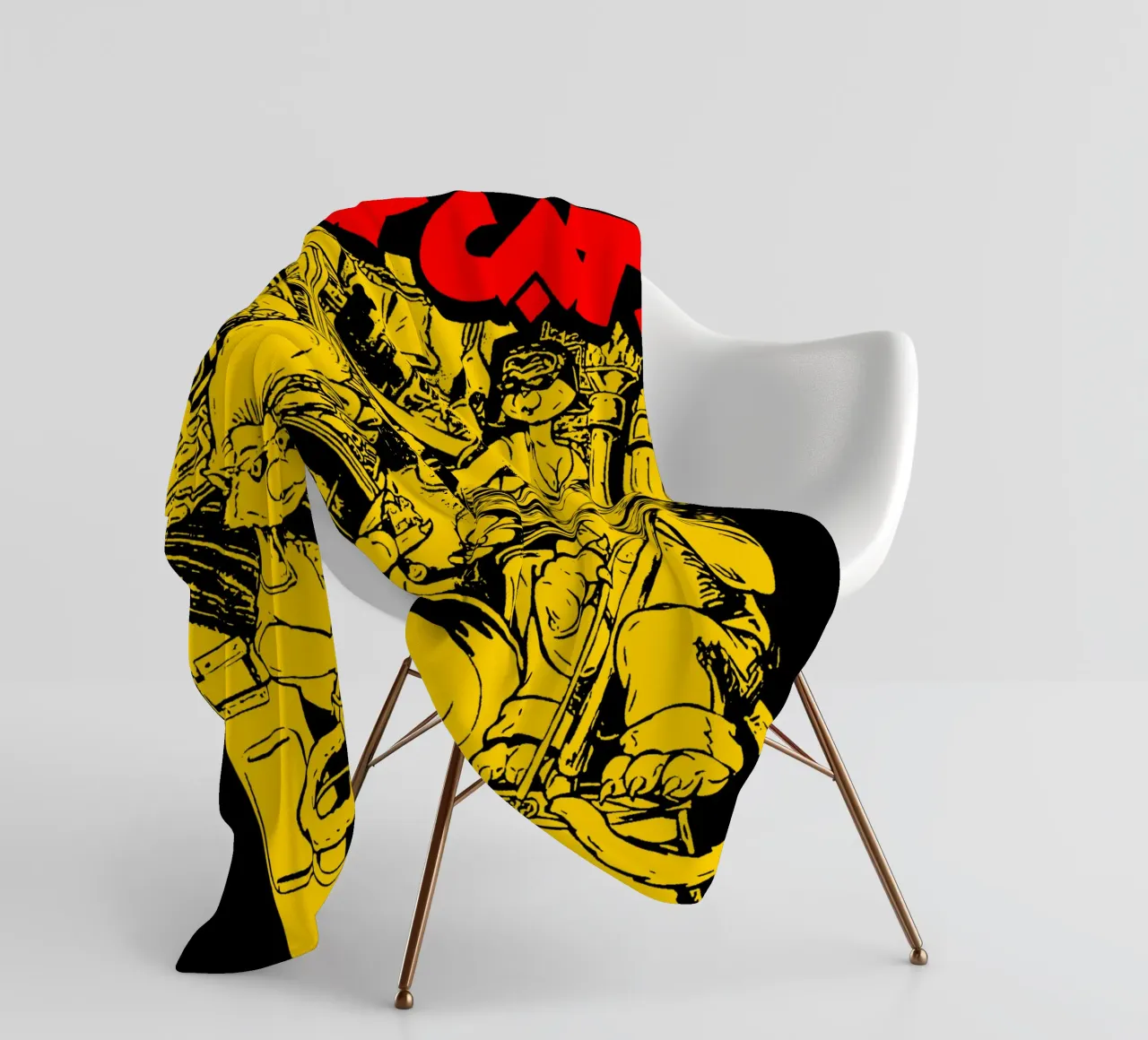 Brian Setzer Gatti randagi coperta in pile da igoshartwrks