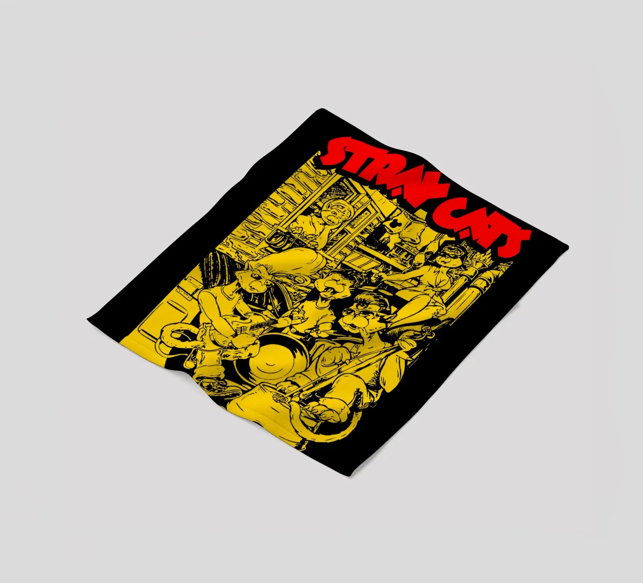 Brian Setzer Gatti randagi coperta in pile da igoshartwrks
