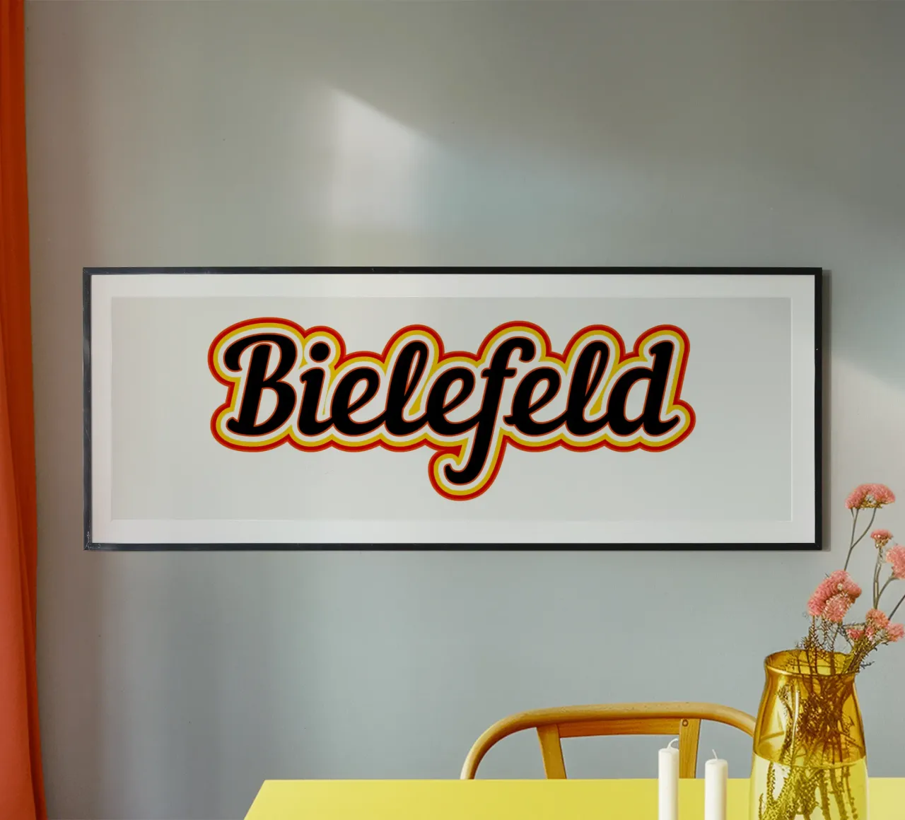 Etichetta Bielefeld poster da Mariel Toigo