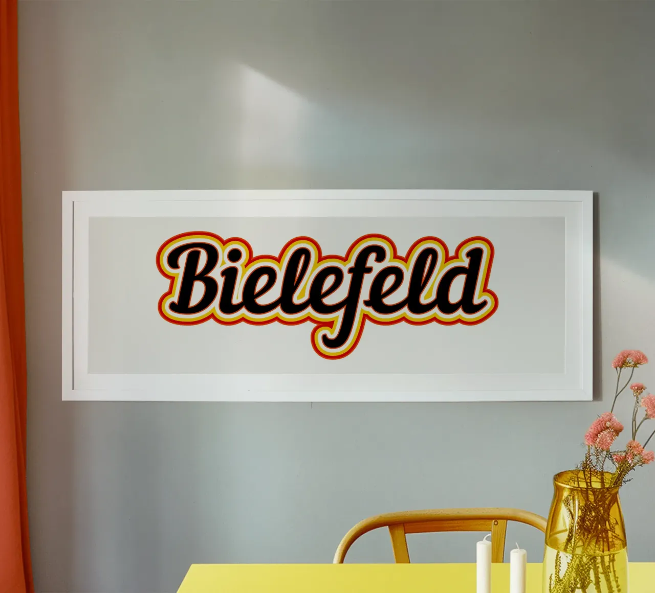Etichetta Bielefeld poster da Mariel Toigo