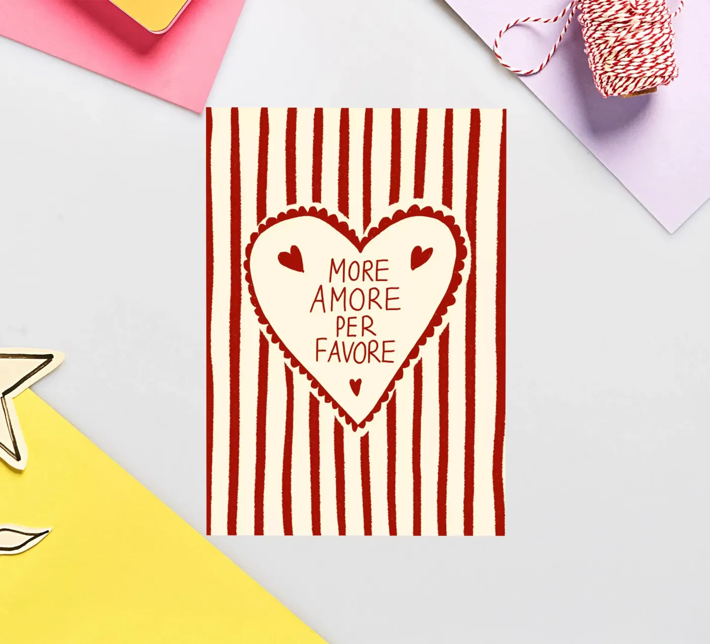 More Amore per Favore adesivo da Studio Dolci