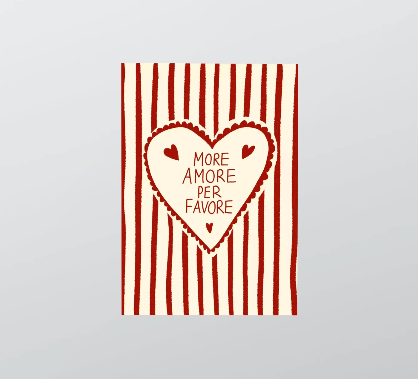 More Amore per Favore adesivo da Studio Dolci