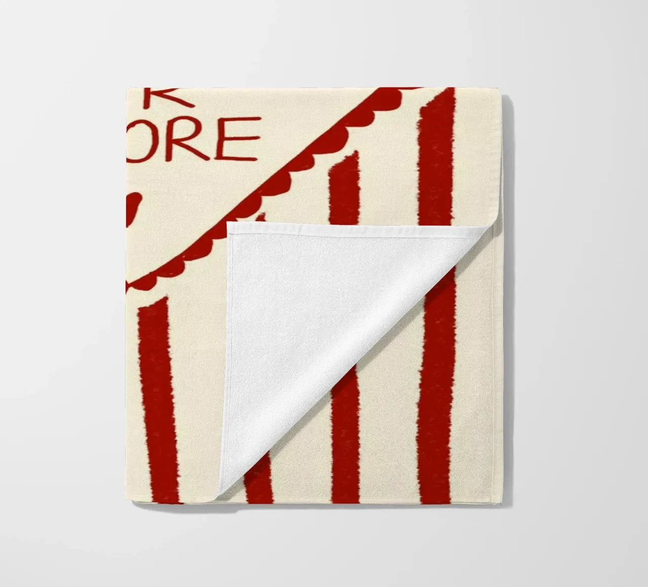 More Amore per Favore telo mare da Studio Dolci