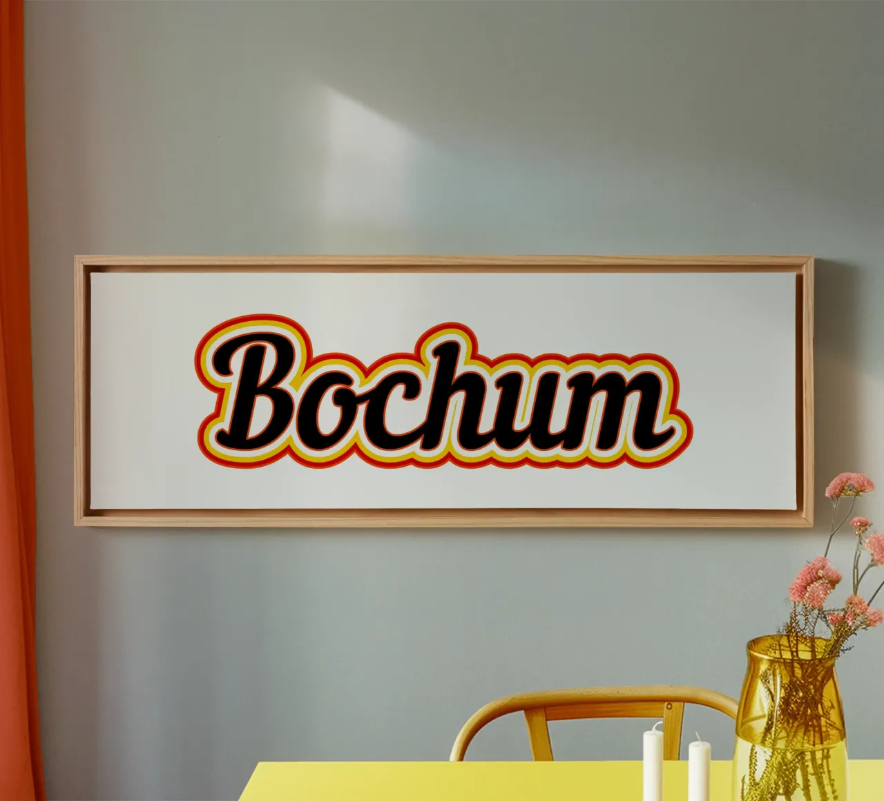 Etichetta Bochum tela con Cornice a cassetta da Mariel Toigo