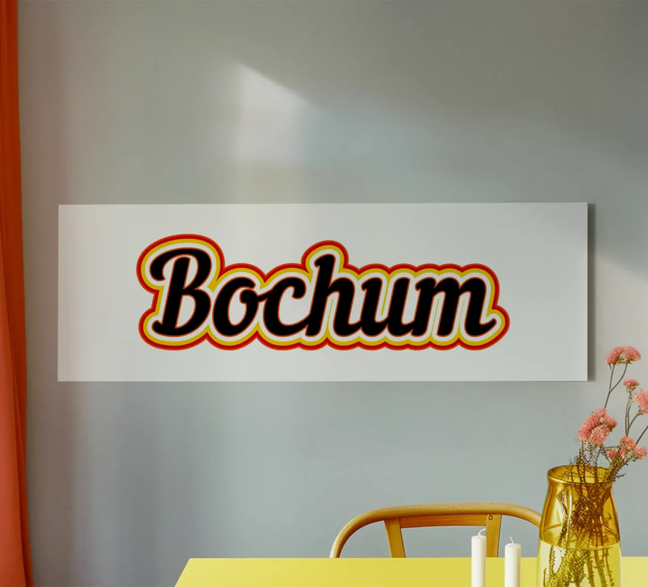 Etichetta Bochum tela con Cornice a cassetta da Mariel Toigo