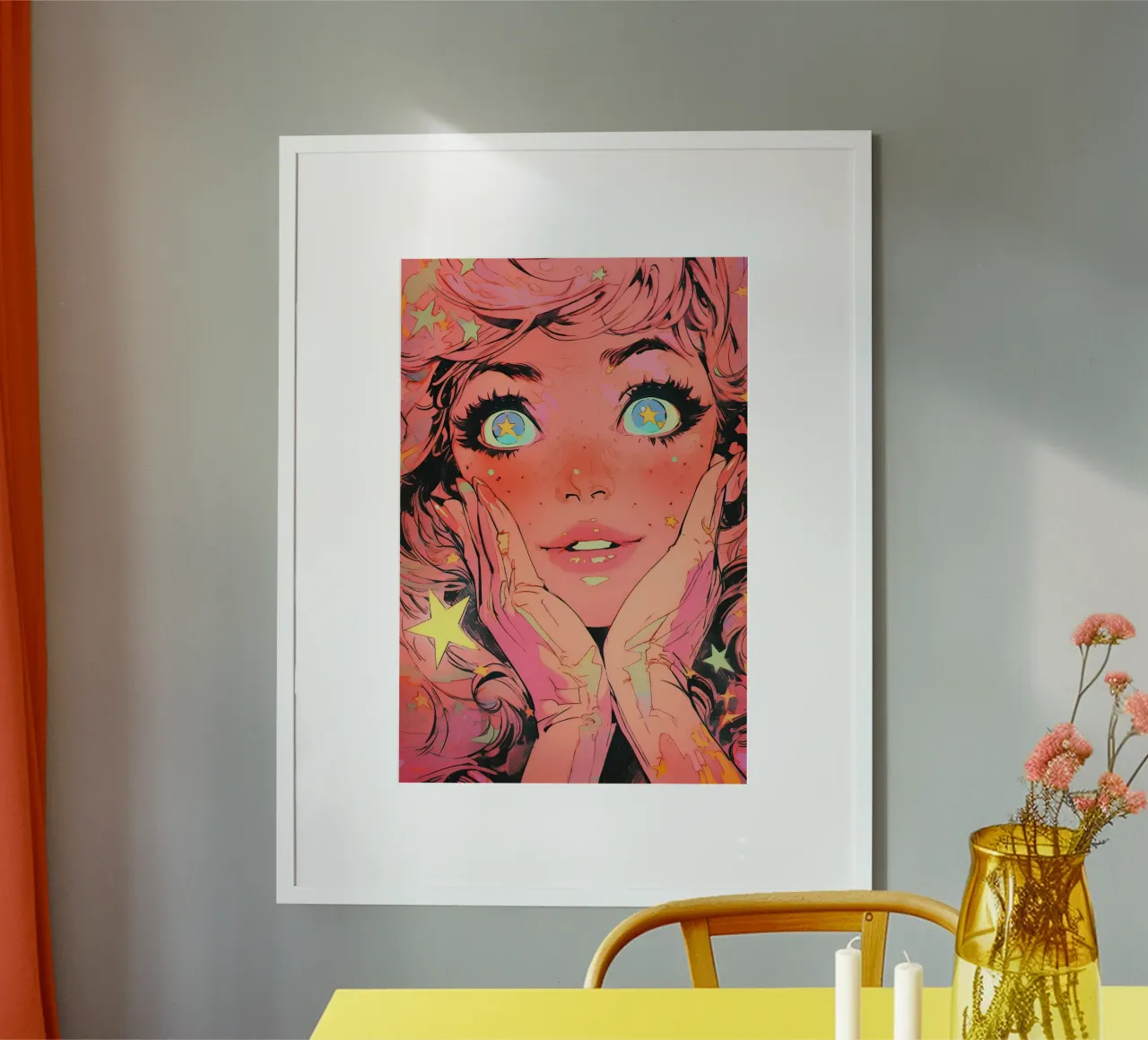 Pixie Pop Collection No 06 poster con telaio in plastica da treechild