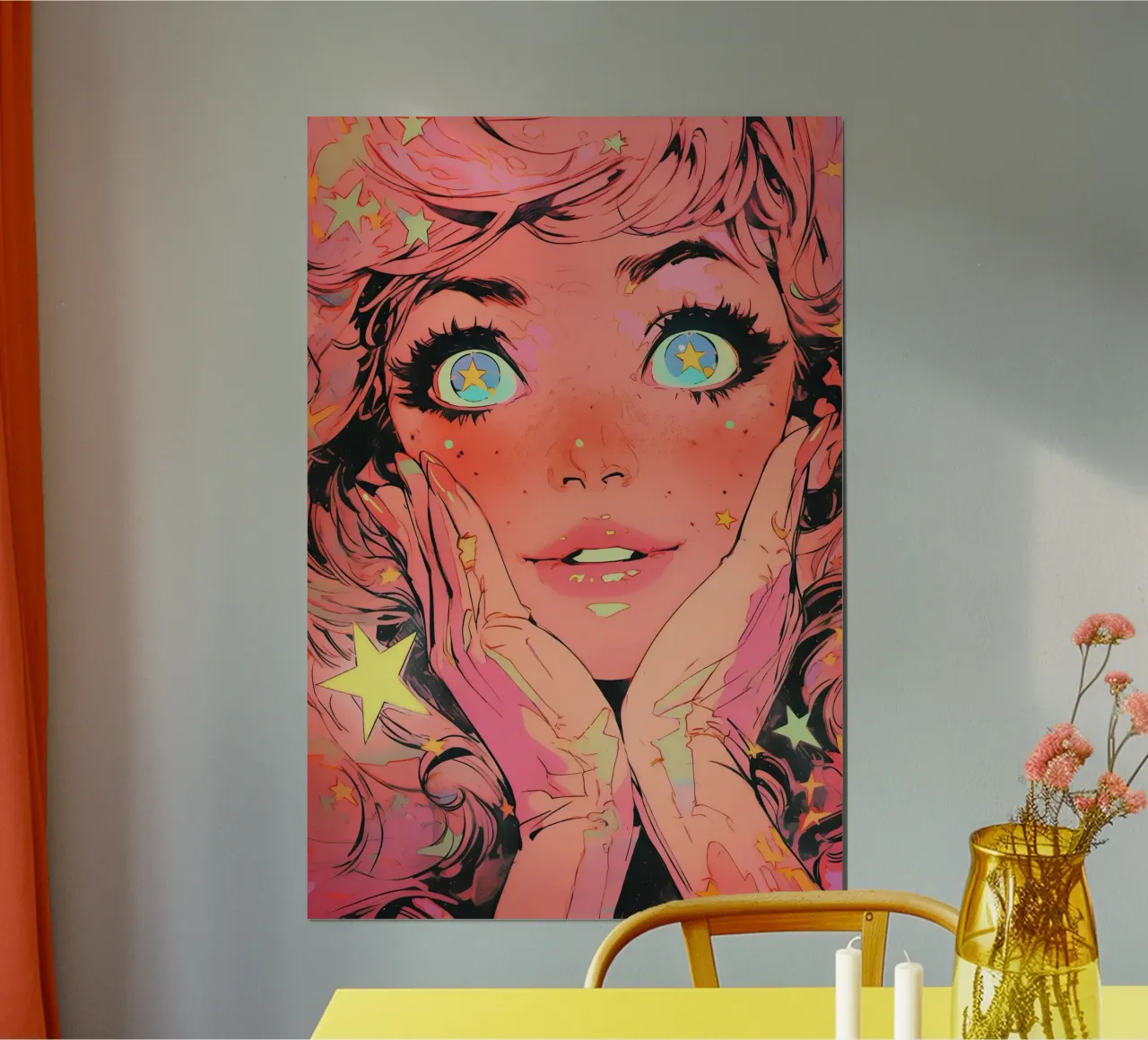 Pixie Pop Collection No 06 poster con telaio in plastica da treechild