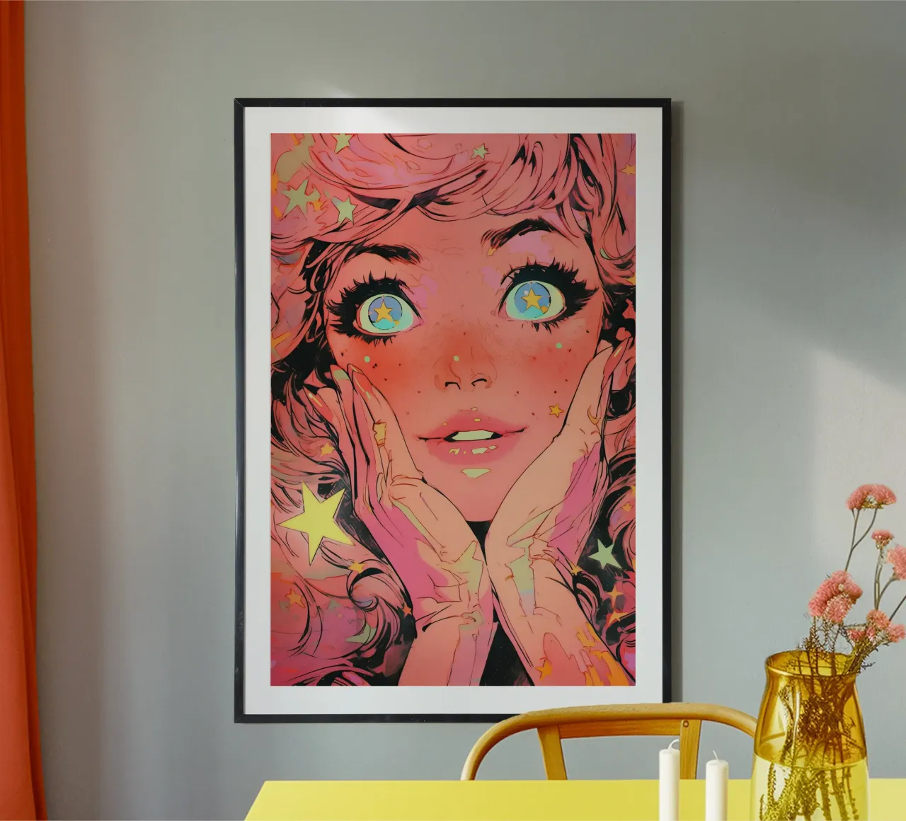 Pixie Pop Collection No 06 poster con telaio in plastica da treechild