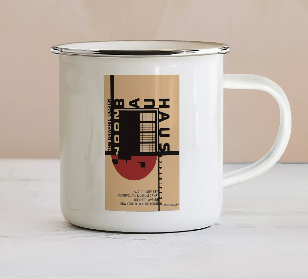 Bauhaus 1923 tazza in smalto da Narciso