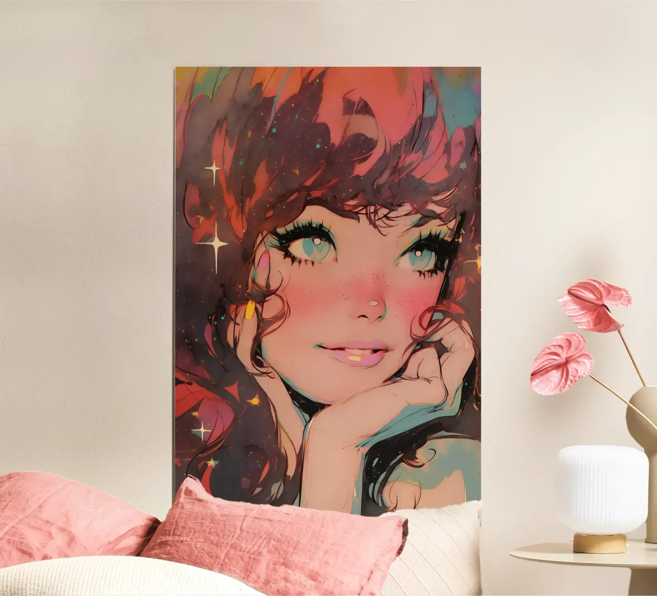 Pixie Pop Collection No 07 poster con telaio in legno da treechild