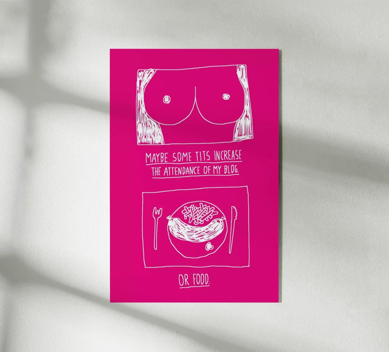 Tits (Pink) plexiglass da Herzette