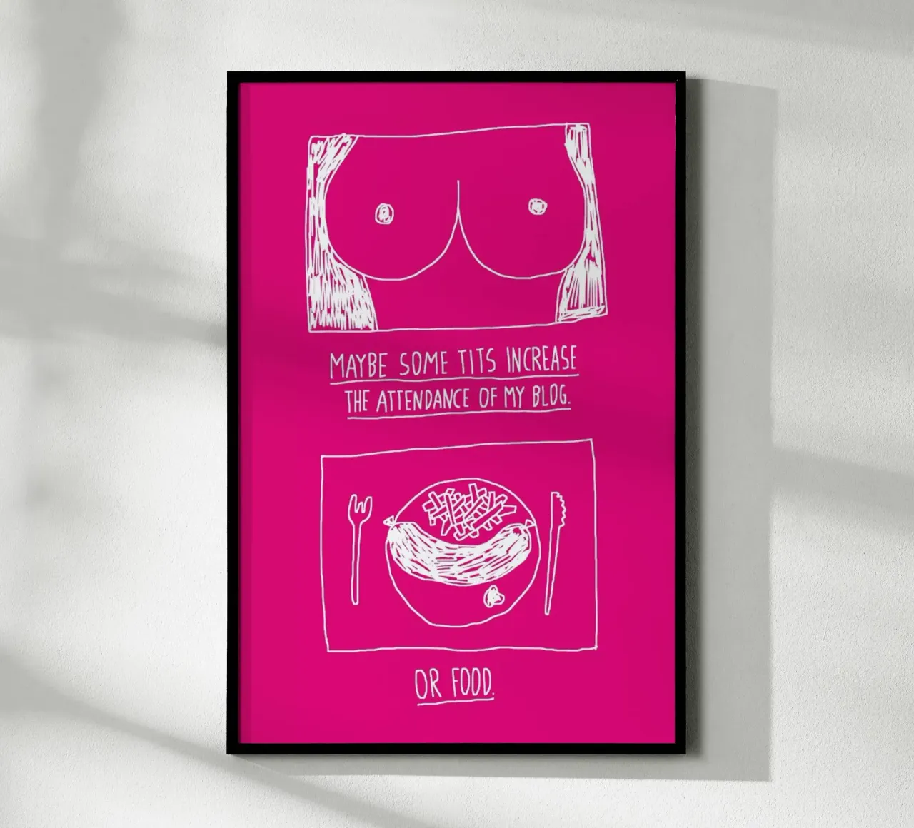 Tits (Pink) poster da Herzette