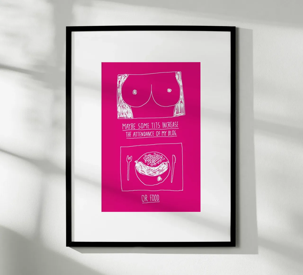 Tits (Pink) poster da Herzette
