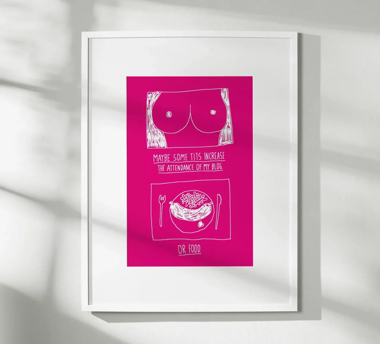 Tits (Pink) poster da Herzette