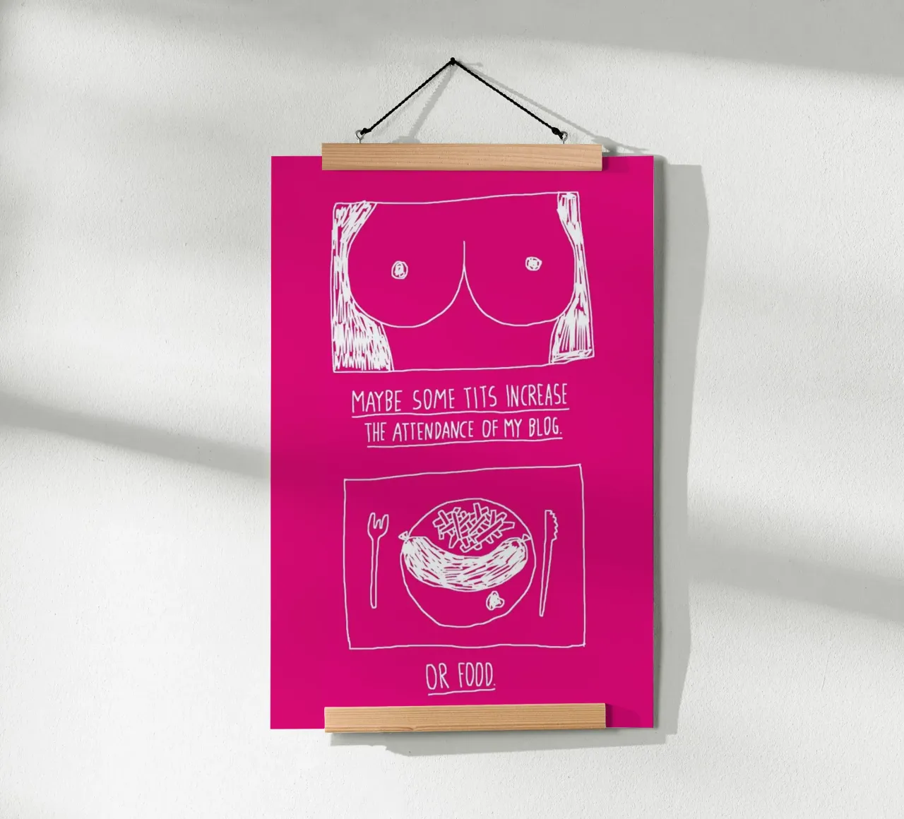 Tits (Pink) poster da Herzette