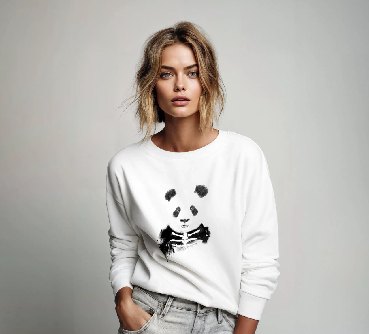 Zombie Panda sudadera de Balazs Solti