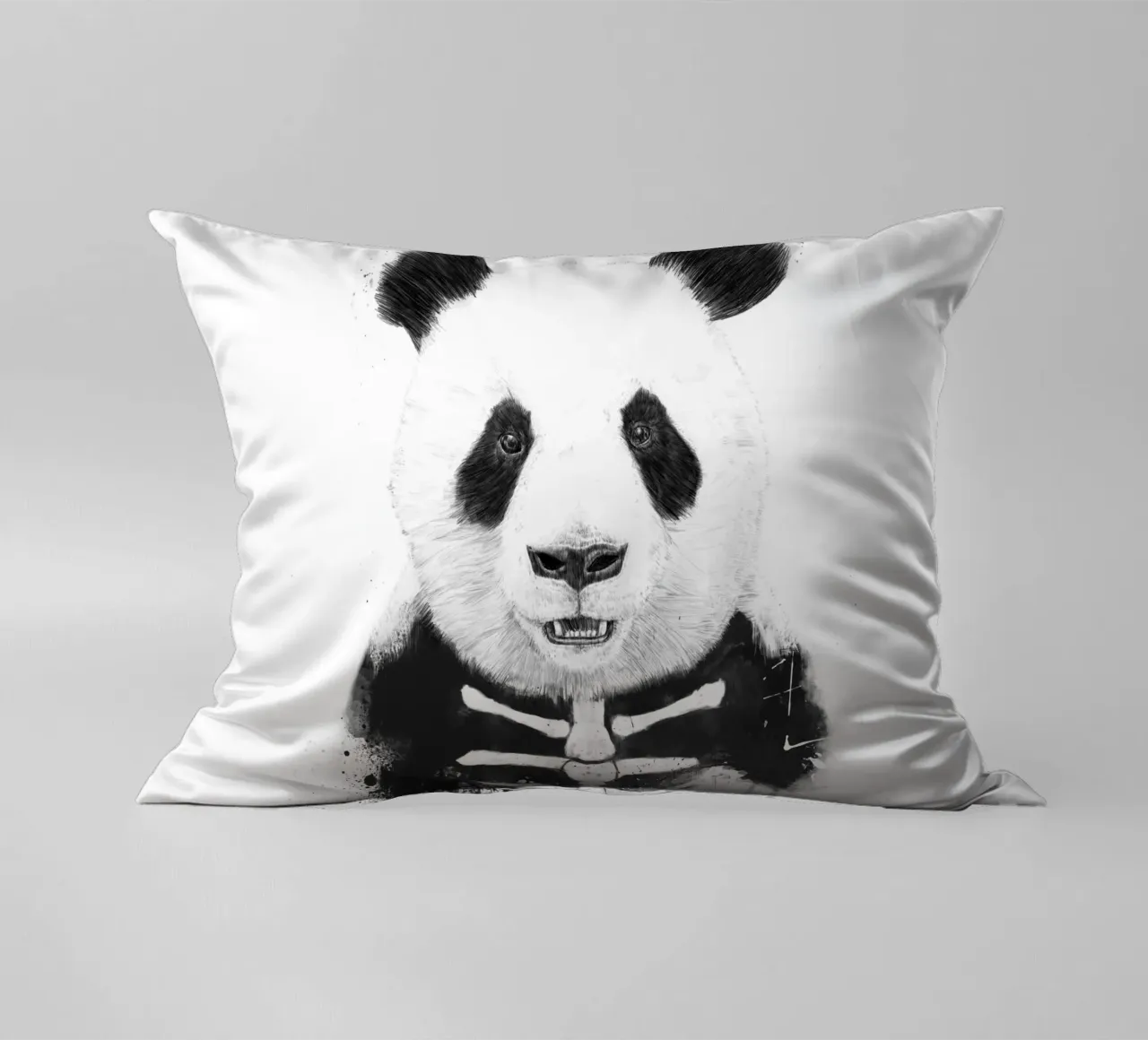 Zombie Panda cuscino da Balazs Solti