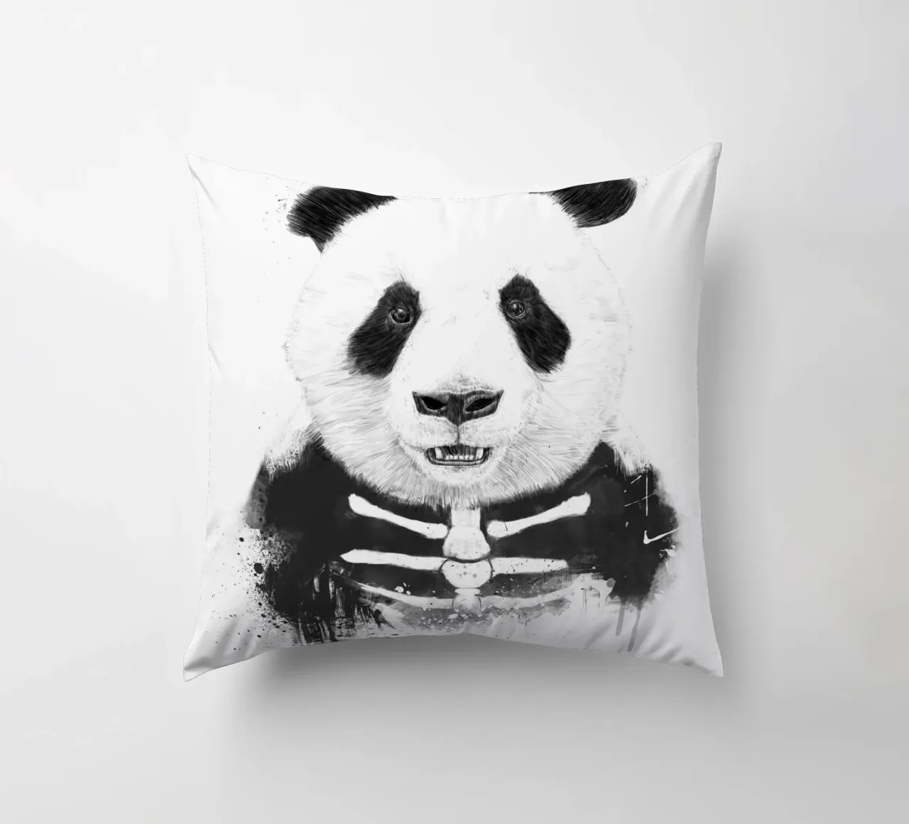Zombie Panda cuscino da Balazs Solti