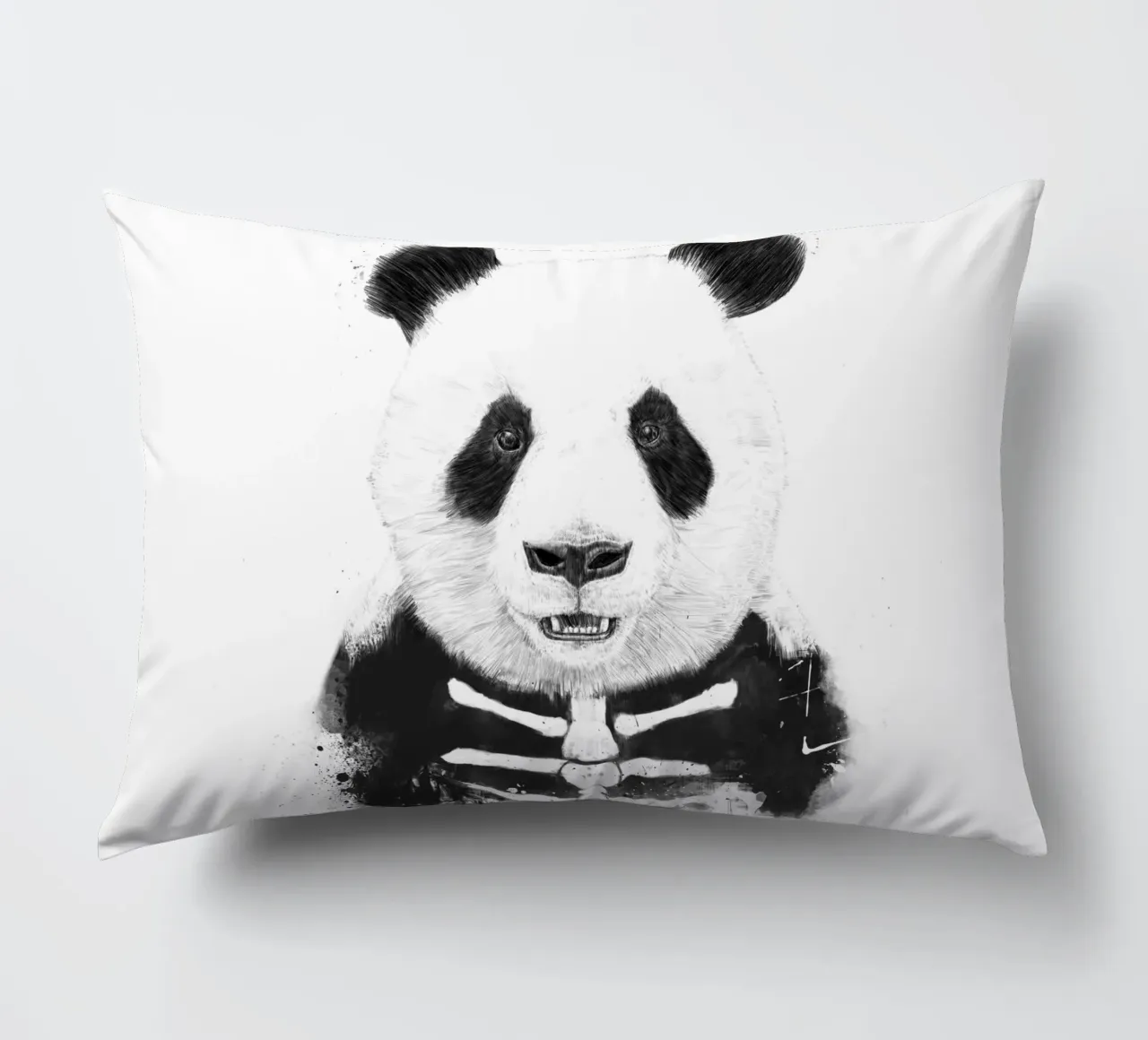 Zombie Panda cuscino da Balazs Solti