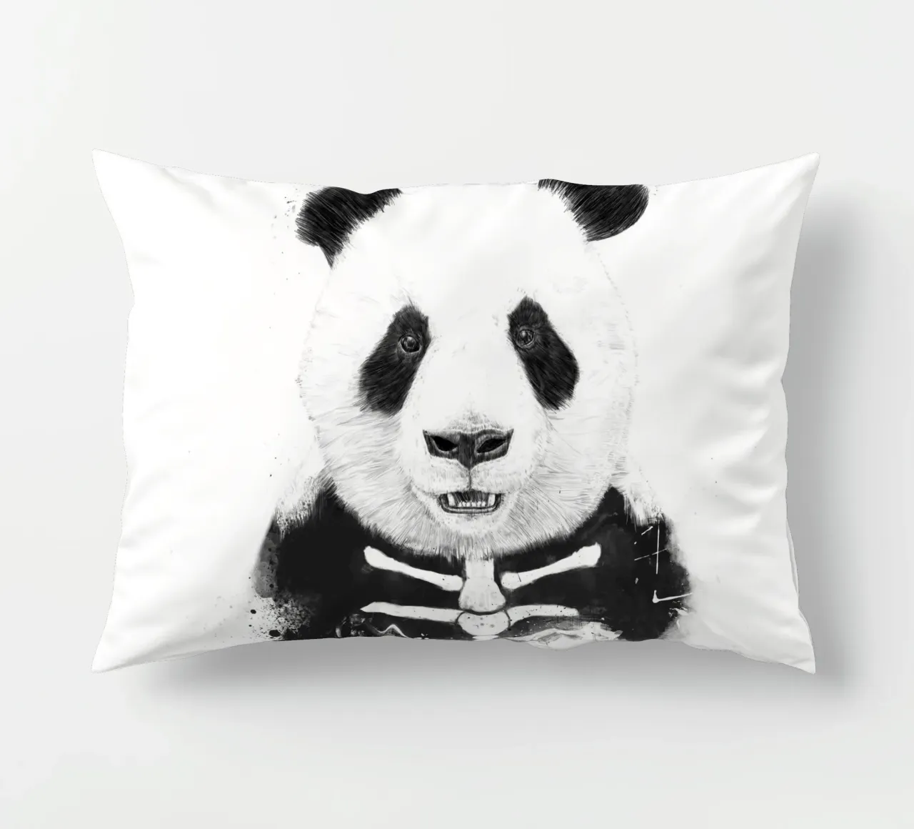 Zombie Panda cuscino da Balazs Solti