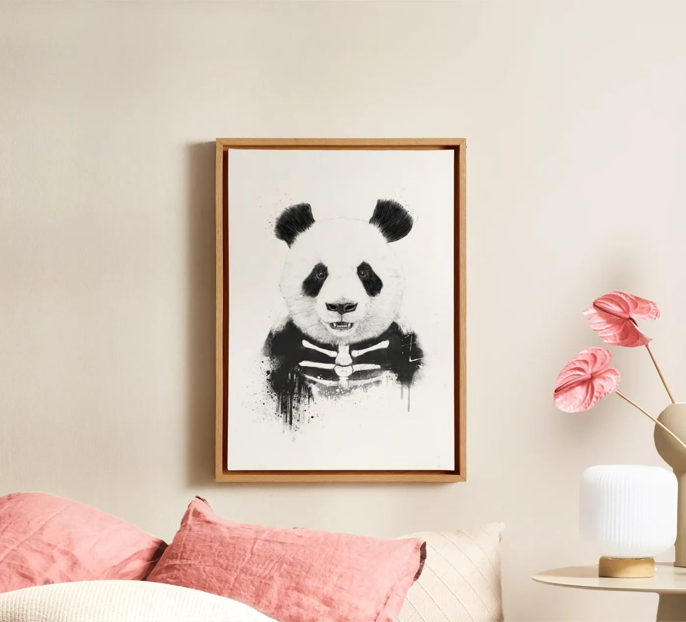 Zombie Panda tela da Balazs Solti