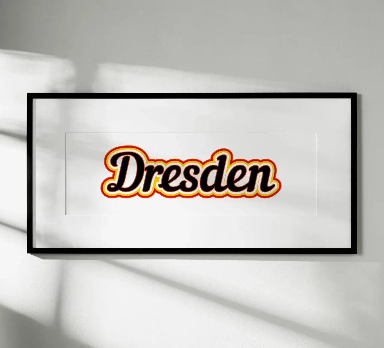 Etichetta di Dresda poster da Mariel Toigo