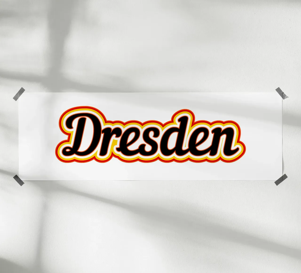 Etichetta di Dresda poster da Mariel Toigo