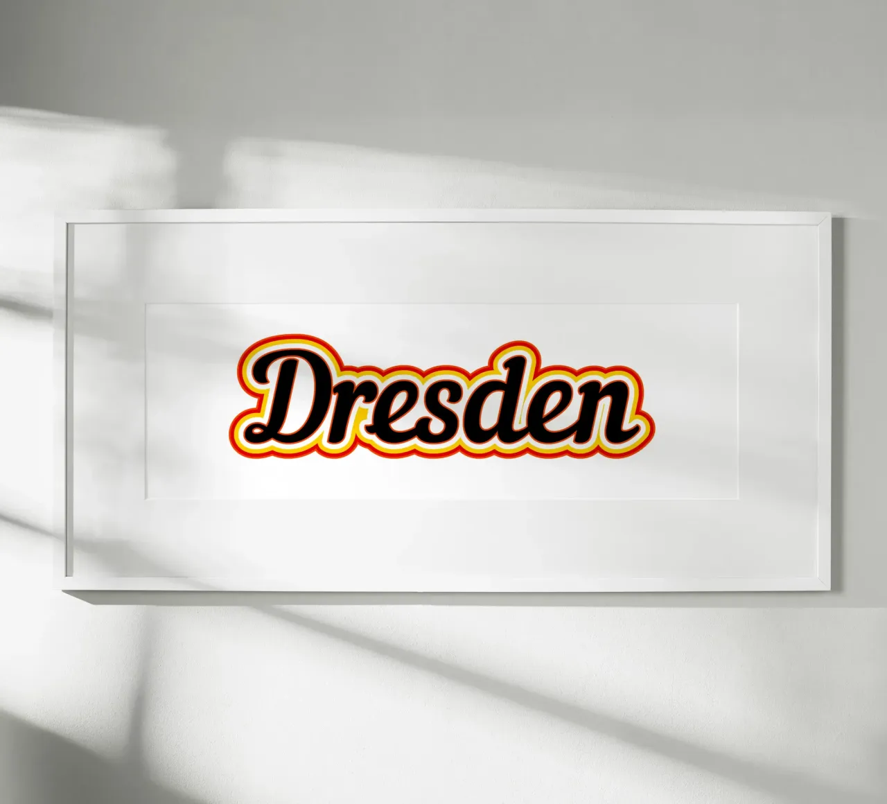 Etichetta di Dresda poster da Mariel Toigo