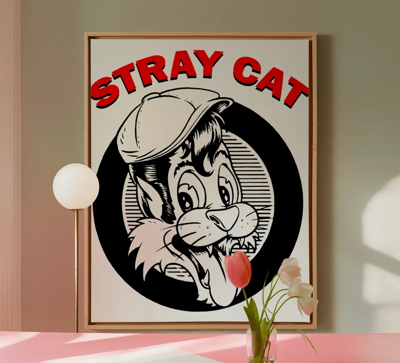 Maglietta Stray Cats Style Essential tela con Cornice a cassetta da igoshartwrks