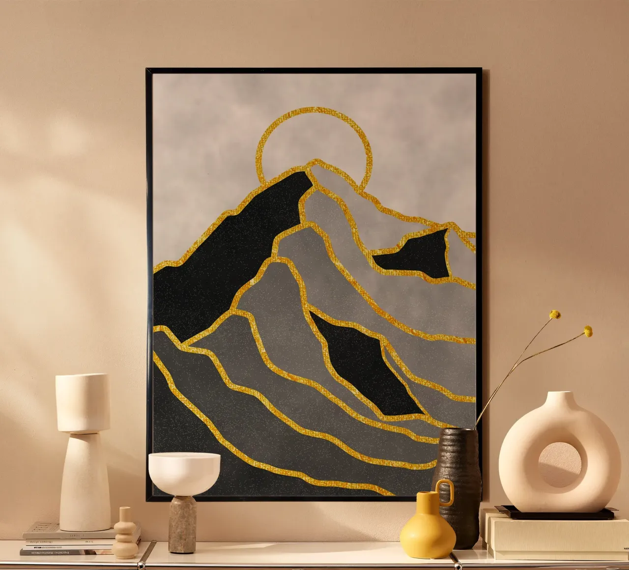 Il lato nord poster con telaio in plastica da Maria Lang