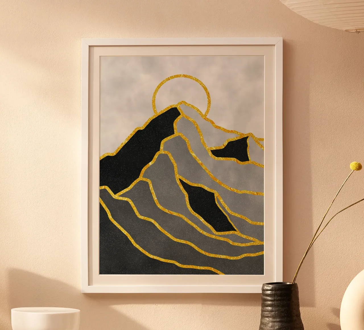 Il lato nord poster con telaio in plastica da Maria Lang
