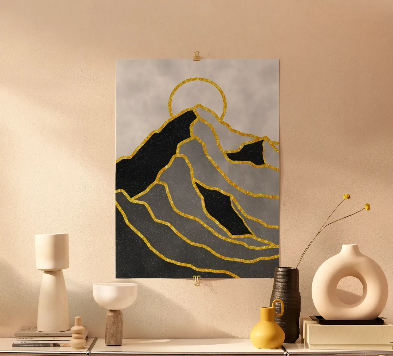 Il lato nord poster con telaio in plastica da Maria Lang
