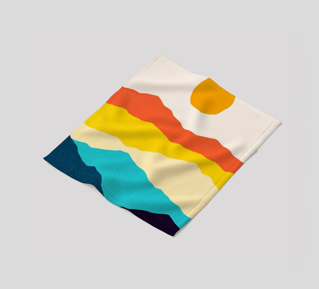 Colline colorate coperta in pile da Maria Lang