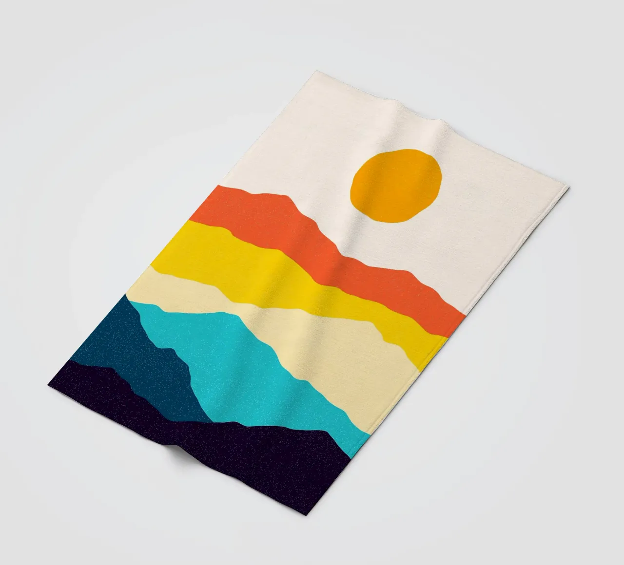 Colline colorate coperta in pile da Maria Lang