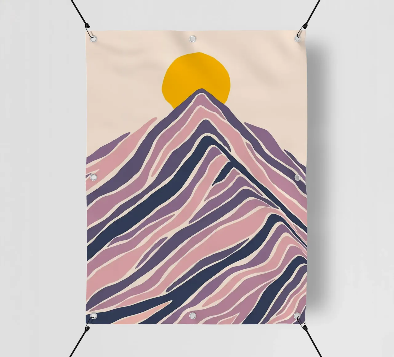 Sunset telo in pvc da Maria Lang