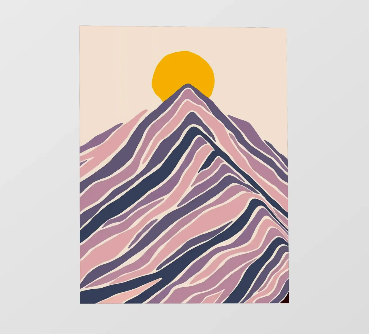 Sunset telo in pvc da Maria Lang