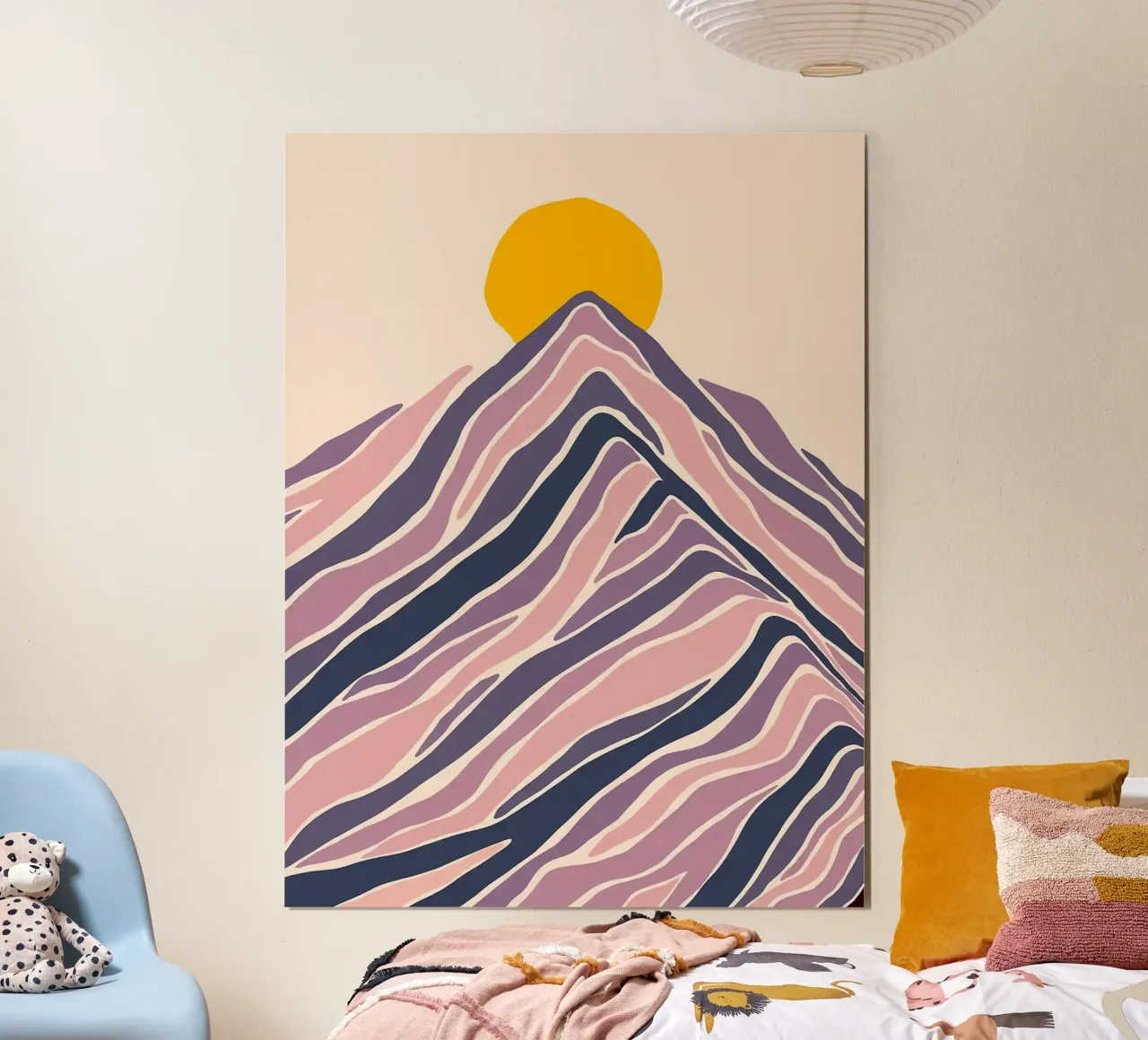 Sunset poster con telaio in legno da Maria Lang