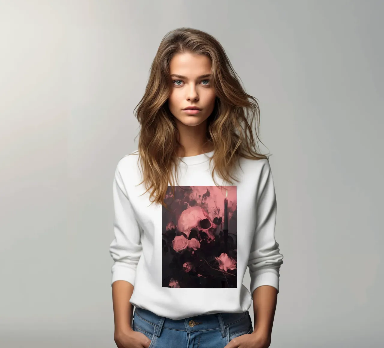 Dark Bloom No 02 sweatshirt van treechild