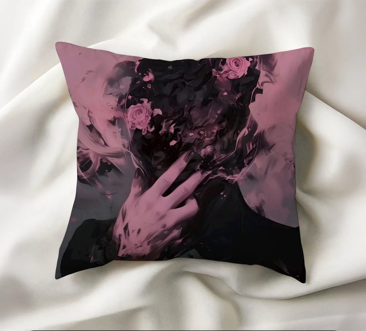 Dark Bloom No 02 cuscino da treechild