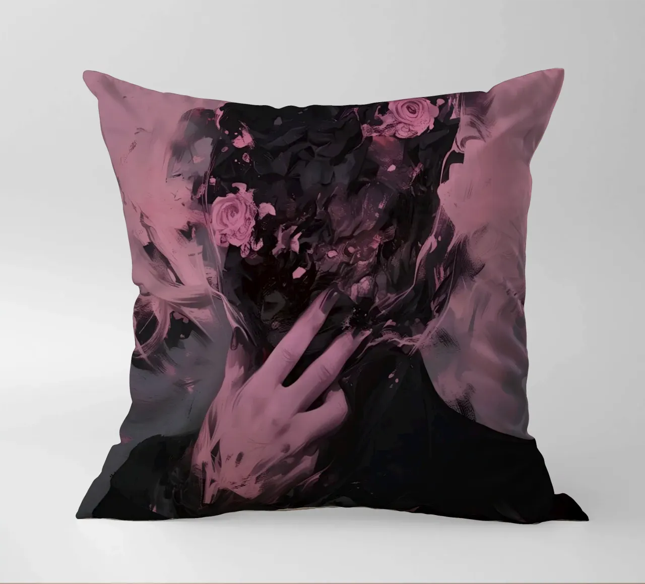 Dark Bloom No 02 cuscino da treechild