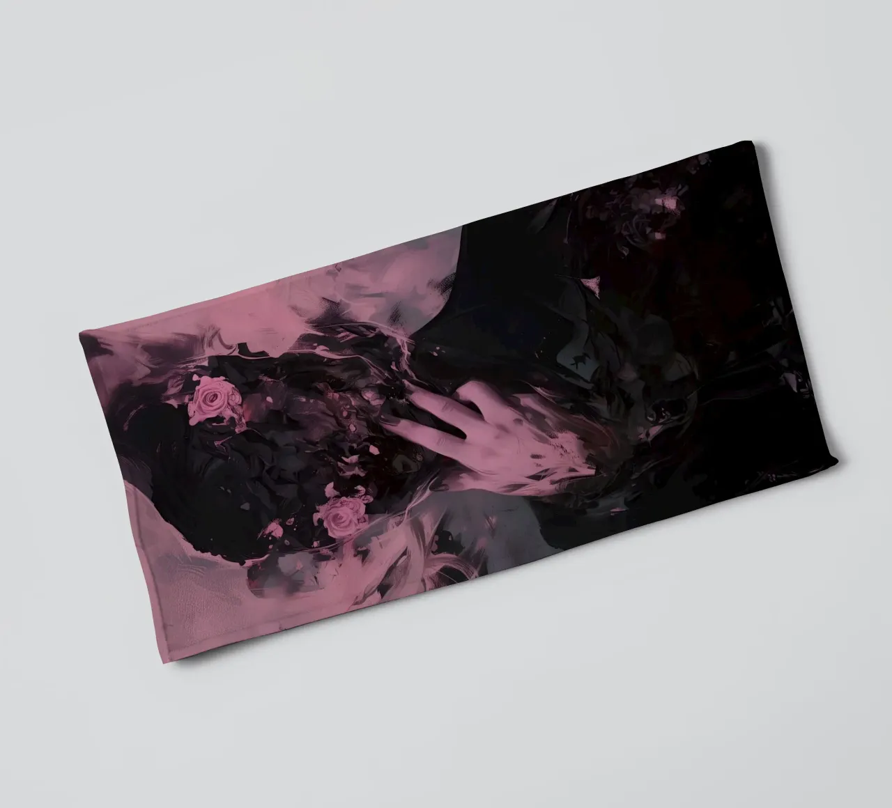 Dark Bloom No 02 asciugamano da bagno da treechild