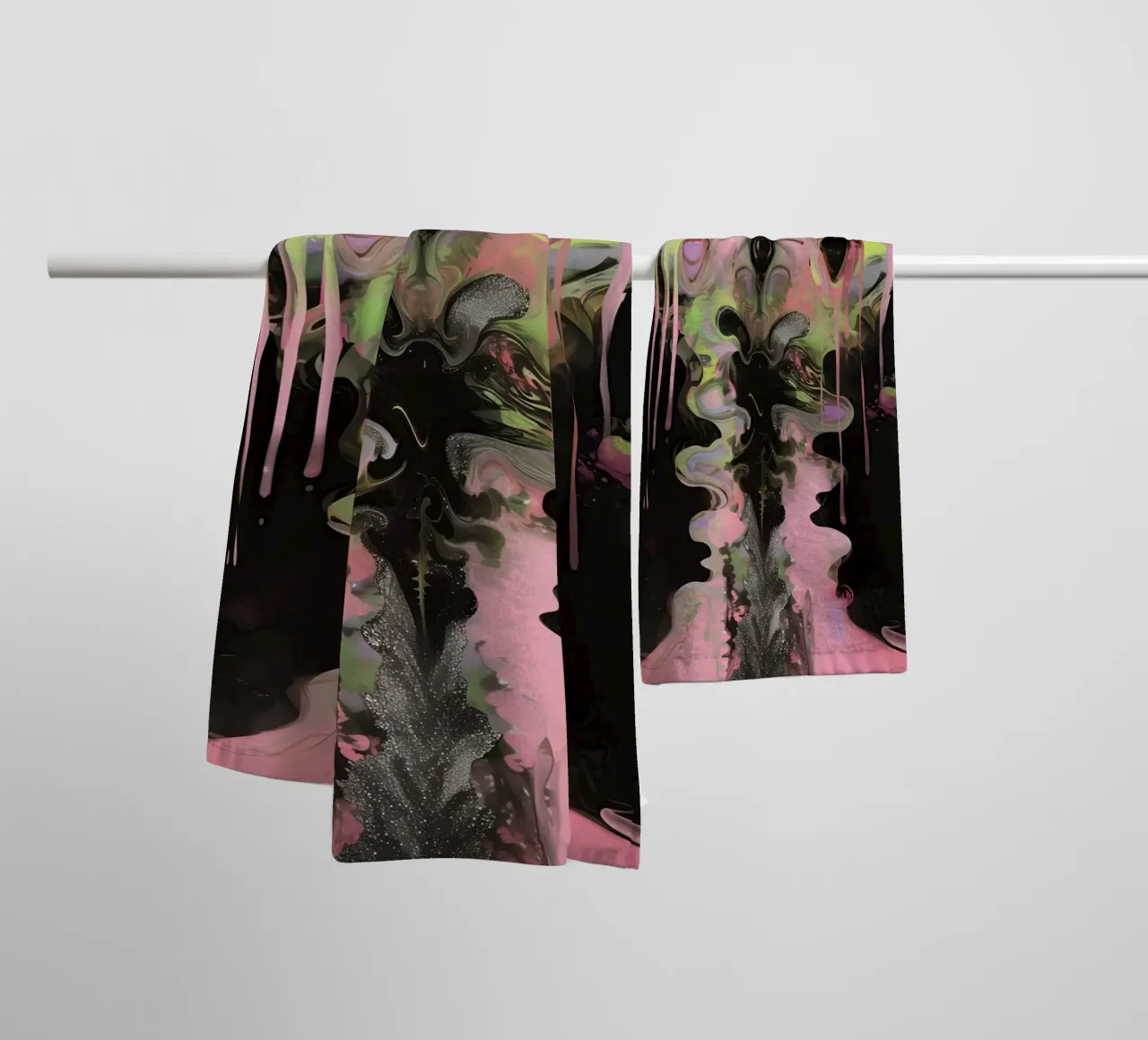 Dark Bloom No 03 asciugamano da bagno da treechild