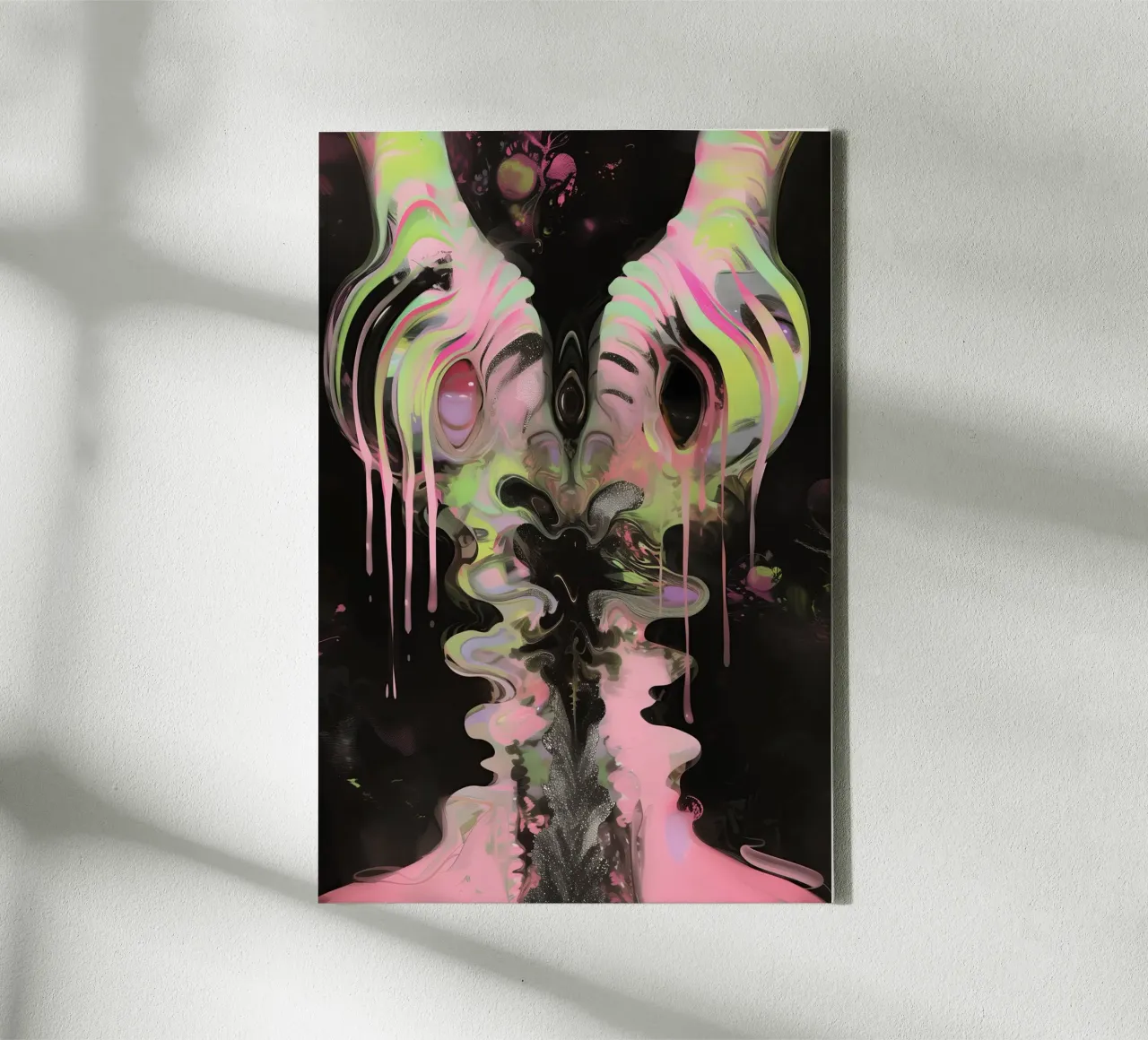 Dark Bloom No 03 tela con Cornice a cassetta da treechild