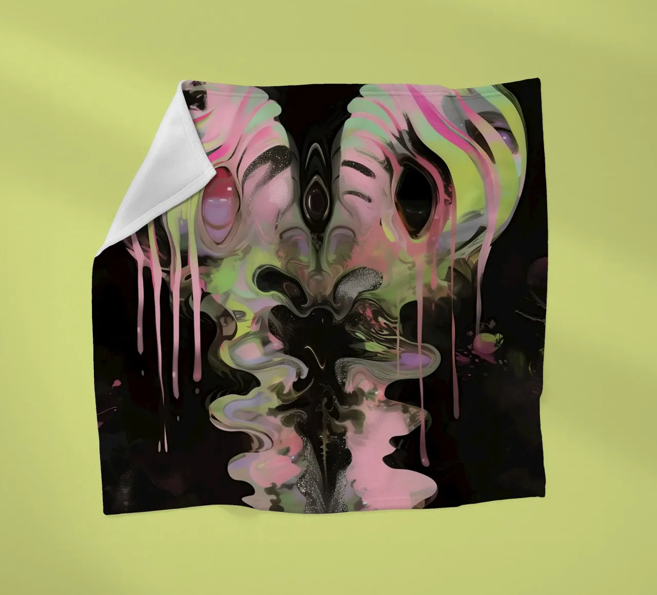 Dark Bloom No 03 coperta in pile da treechild