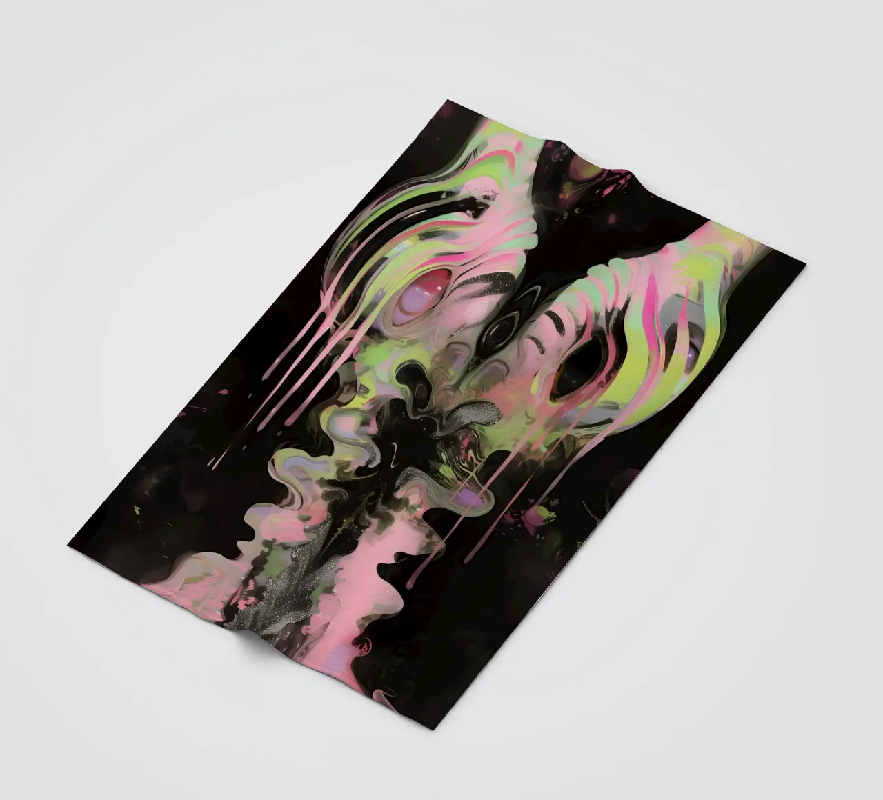 Dark Bloom No 03 coperta in pile da treechild