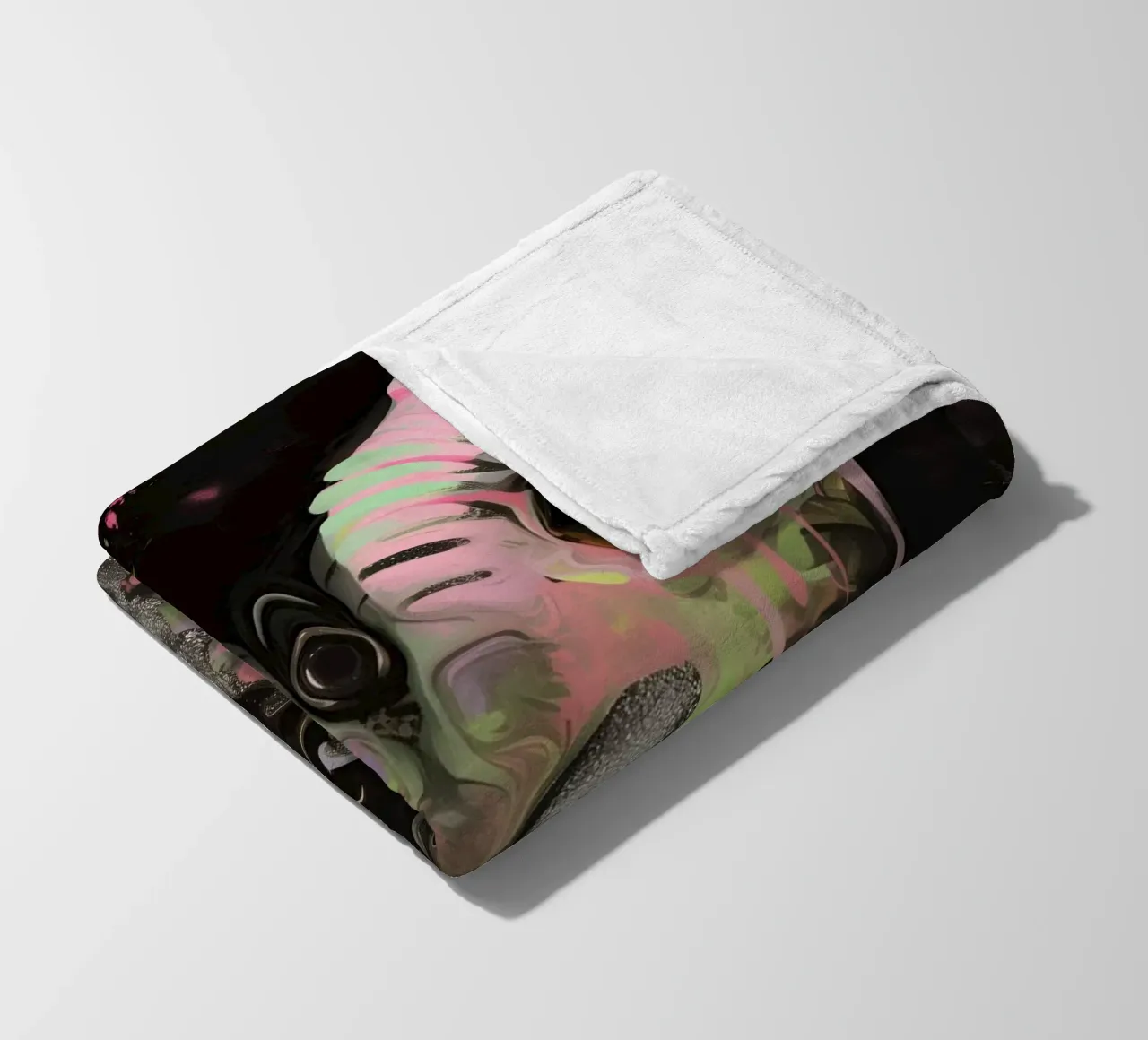 Dark Bloom No 03 coperta in pile da treechild