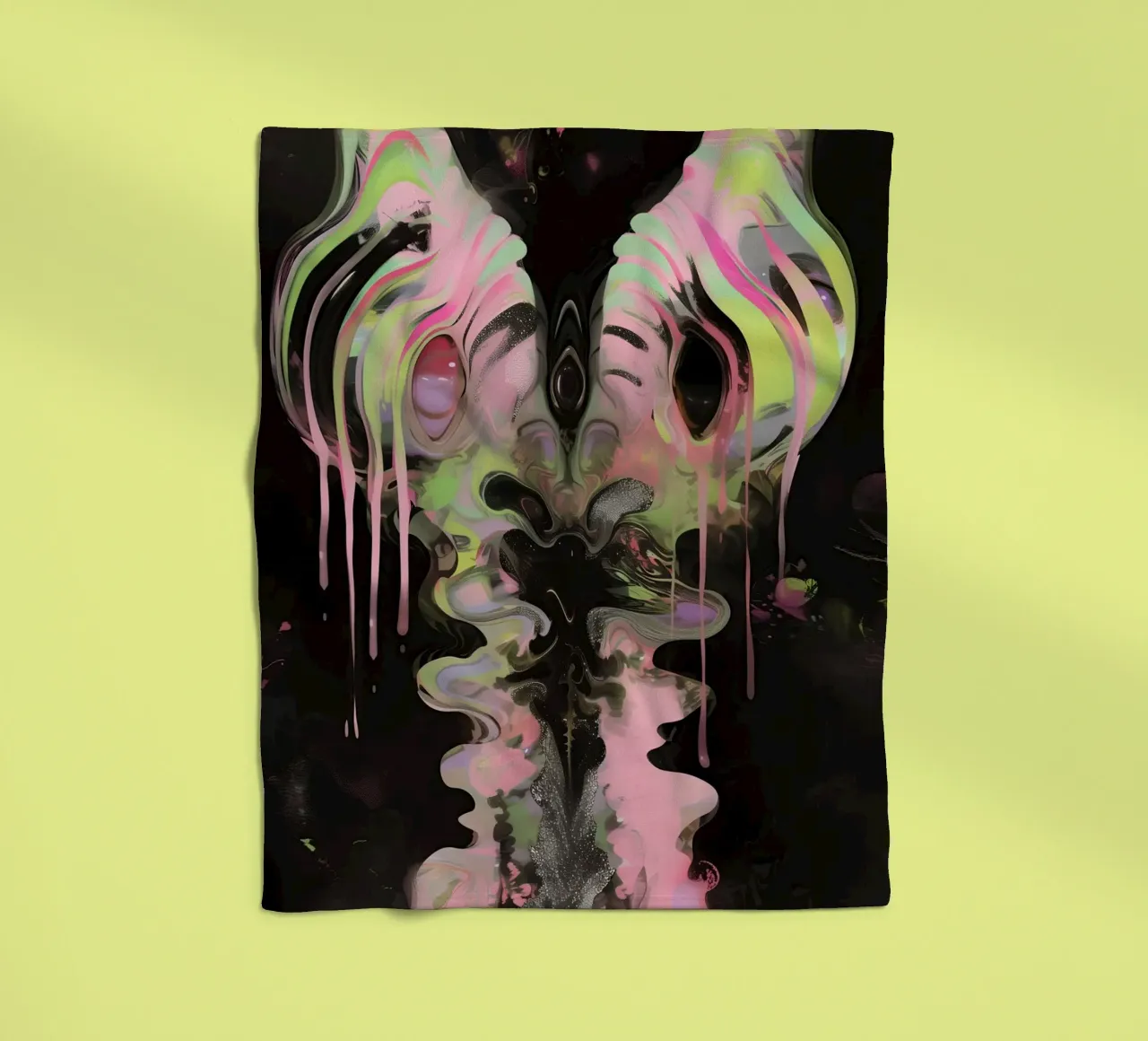Dark Bloom No 03 coperta in pile da treechild