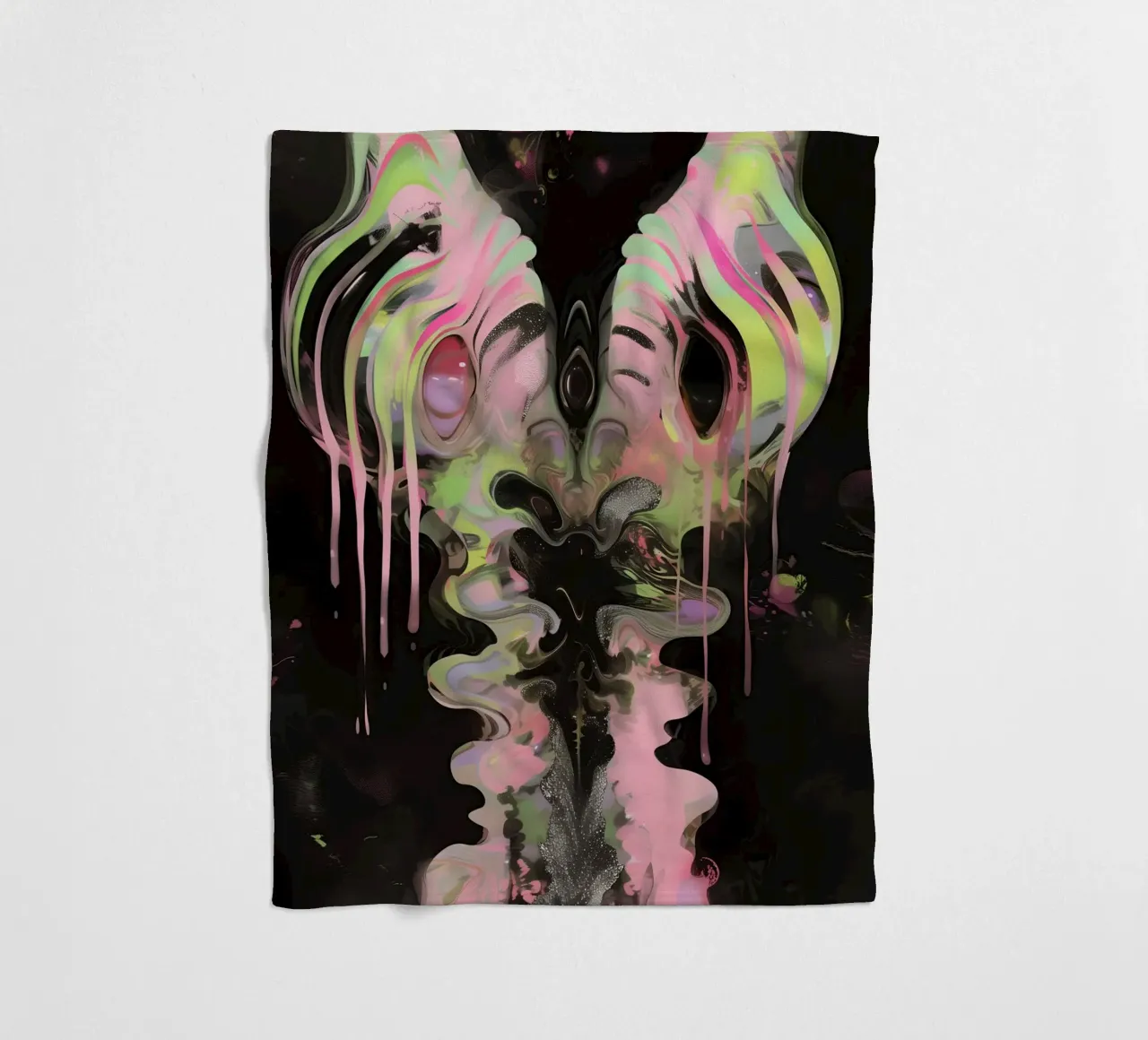 Dark Bloom No 03 coperta in pile da treechild