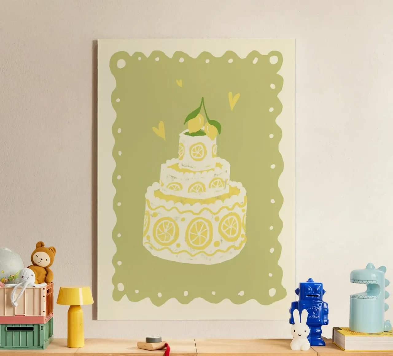 Zitronentorte plexiglass da Studio Dolci